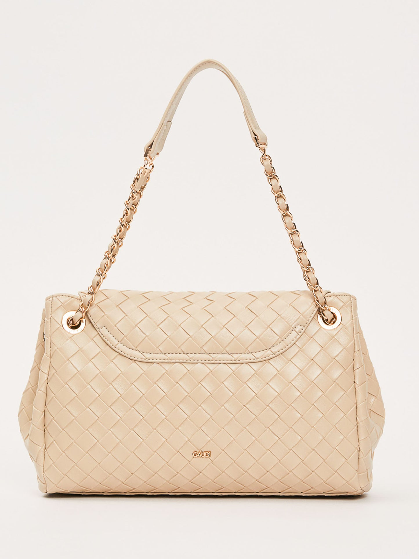 Gaudì Gaia, shopping bag donna color crema