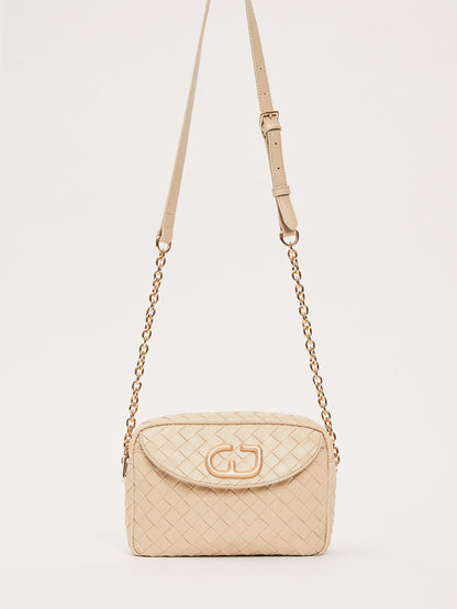 Gaudi' Gaia, borsa crossbody donna color crema