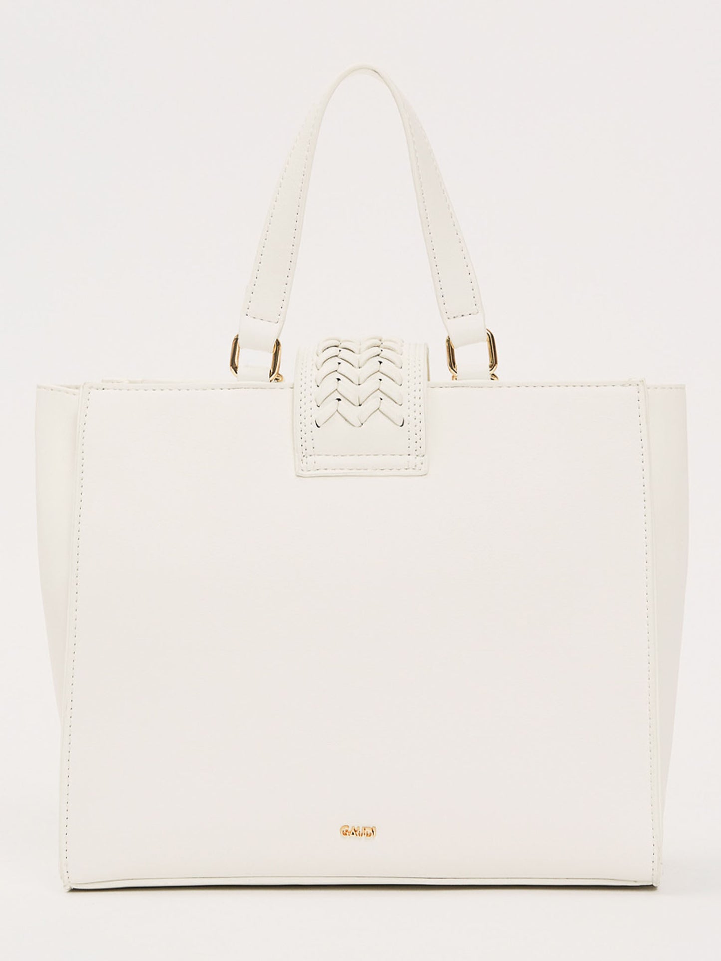 Gaudi' Glenda shopping bag bianca da donna elegante
