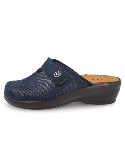 CIABATTA MICROFIBRA ELASTICA FLY FLOT DA DONNA BLU