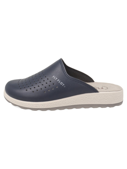 Ciabatte da donna Fly Flot blu con tecnologia antishock e comodità