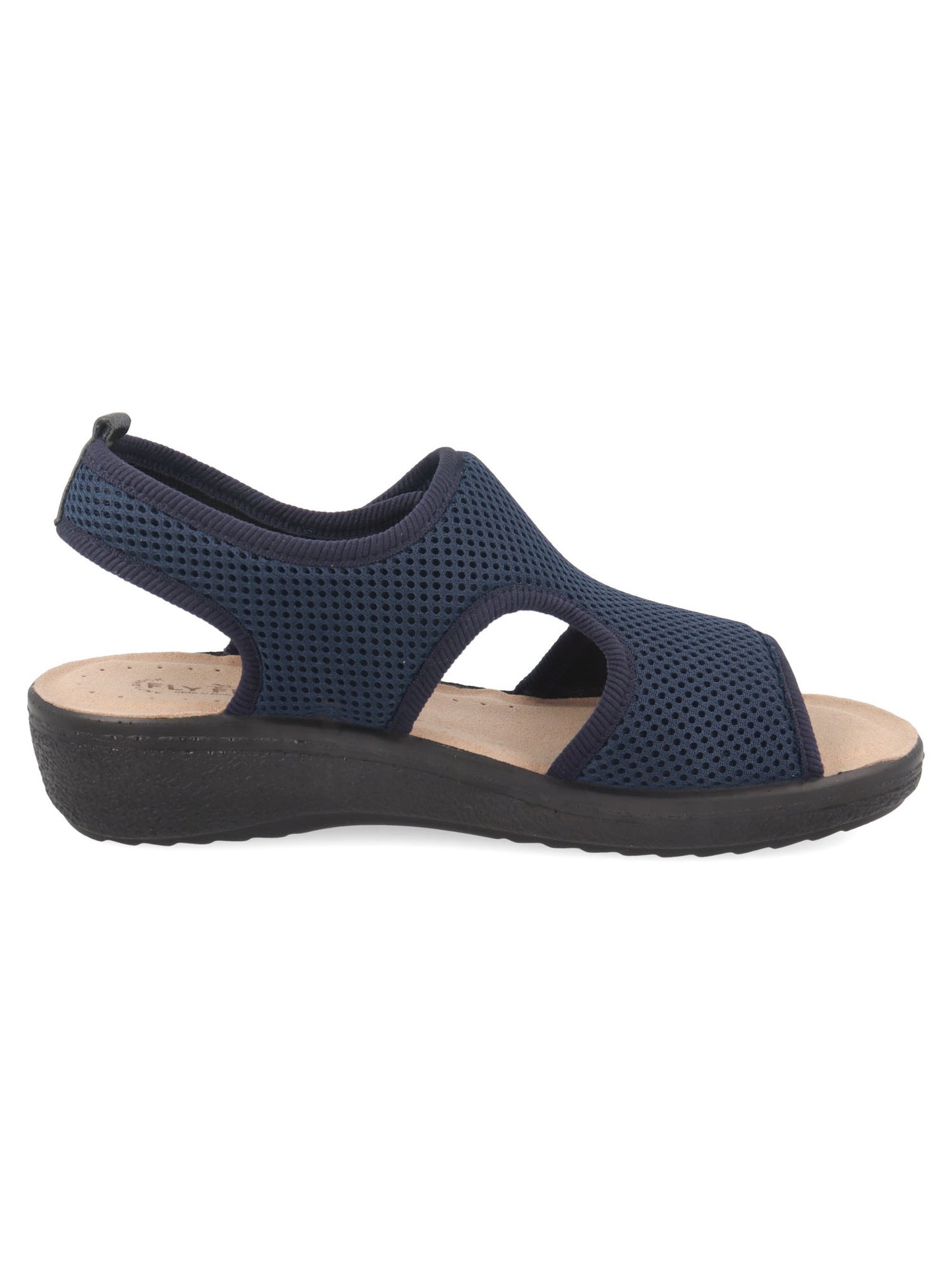 Fly Flot ciabatta chiusa da donna blu, leggera e confortevole