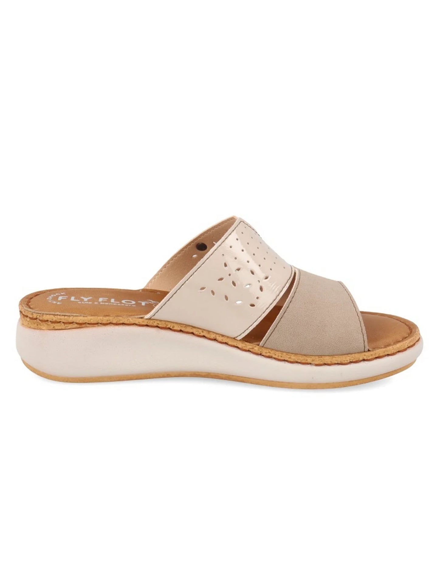 Sandalo Fly Flot beige donna comodo e leggero
