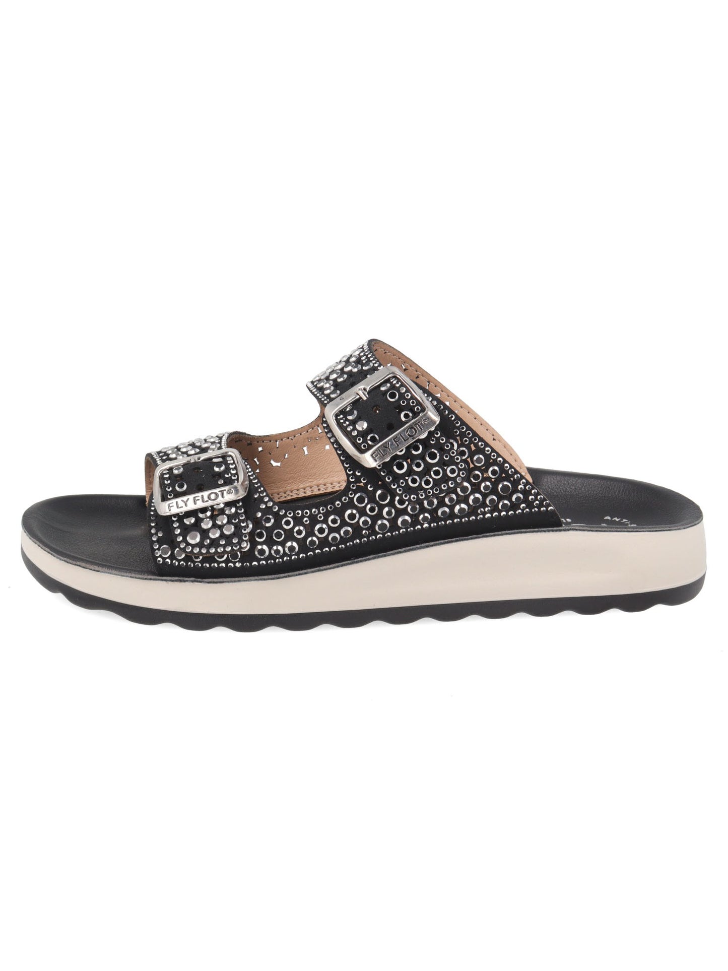 Sandali Fly Flot donna in nero per il massimo comfort estivo