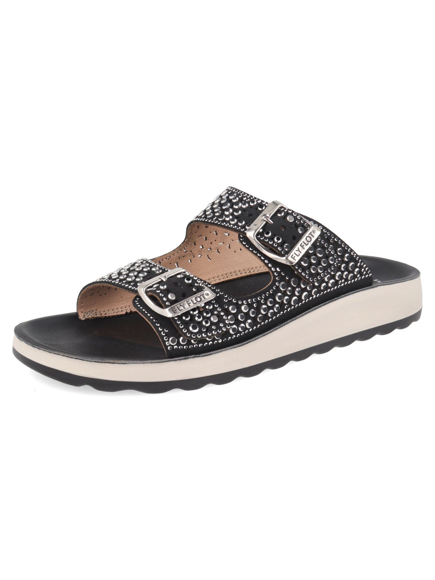 Sandali Fly Flot donna in nero per il massimo comfort estivo
