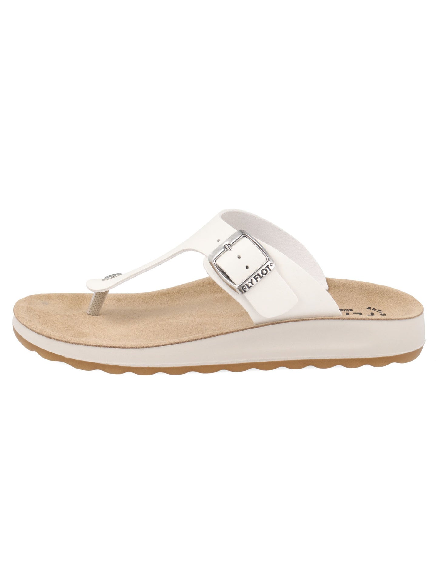 Sandali infradito Fly Flot bianchi da donna, eleganti e comodi