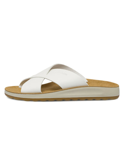 Sandalo Fly Flot donna bianco dal design confortevole e versatile