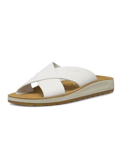 Sandalo Fly Flot donna bianco dal design confortevole e versatile