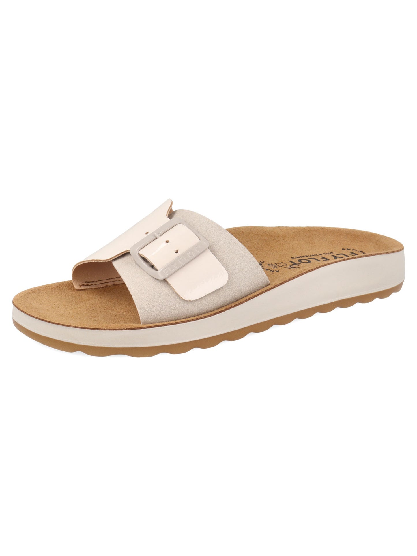 Sandalo Fly Flot da donna avorio, comfort e stile estivo casual