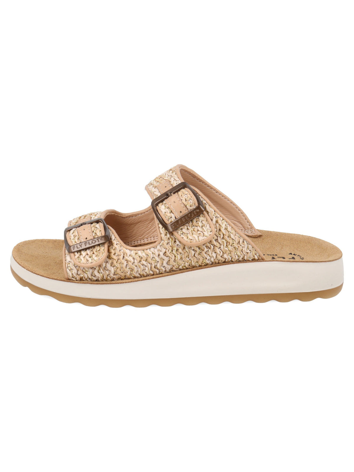 Fly flot sandalo basso da donna beige