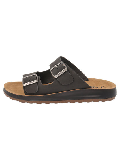 Sandali Fly Flot da uomo con fibbia regolabile in nero