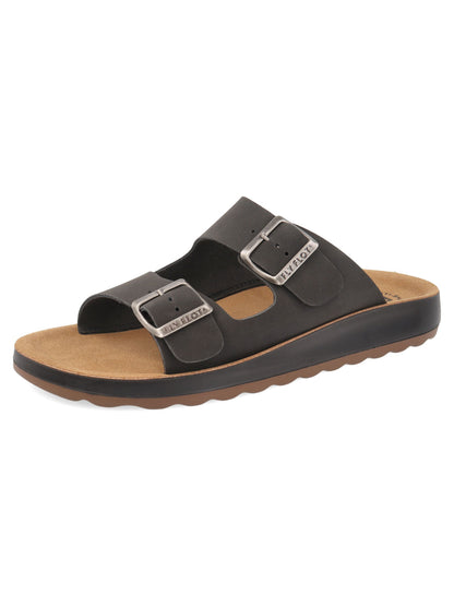 Sandali Fly Flot da uomo con fibbia regolabile in nero