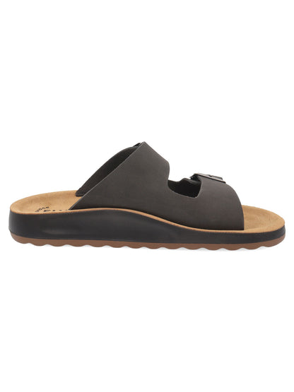 Sandali Fly Flot da uomo con fibbia regolabile in nero