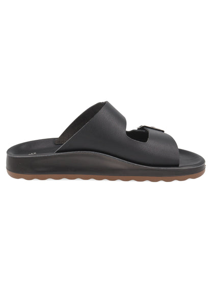 Sandalo Fly Flot nero uomo con tomaia sintetica