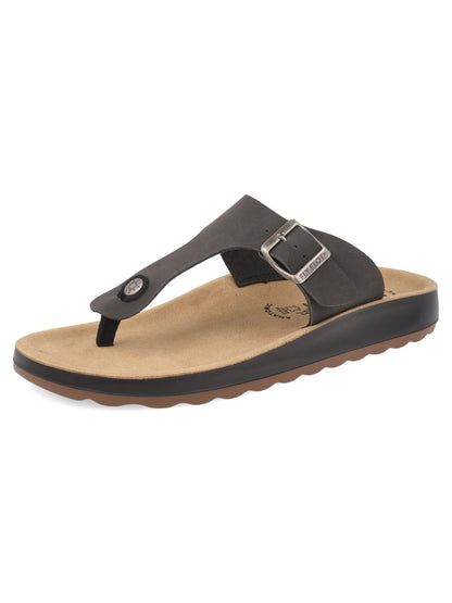 Sandalo Fly Flot da uomo nero con fibbia regolabile
