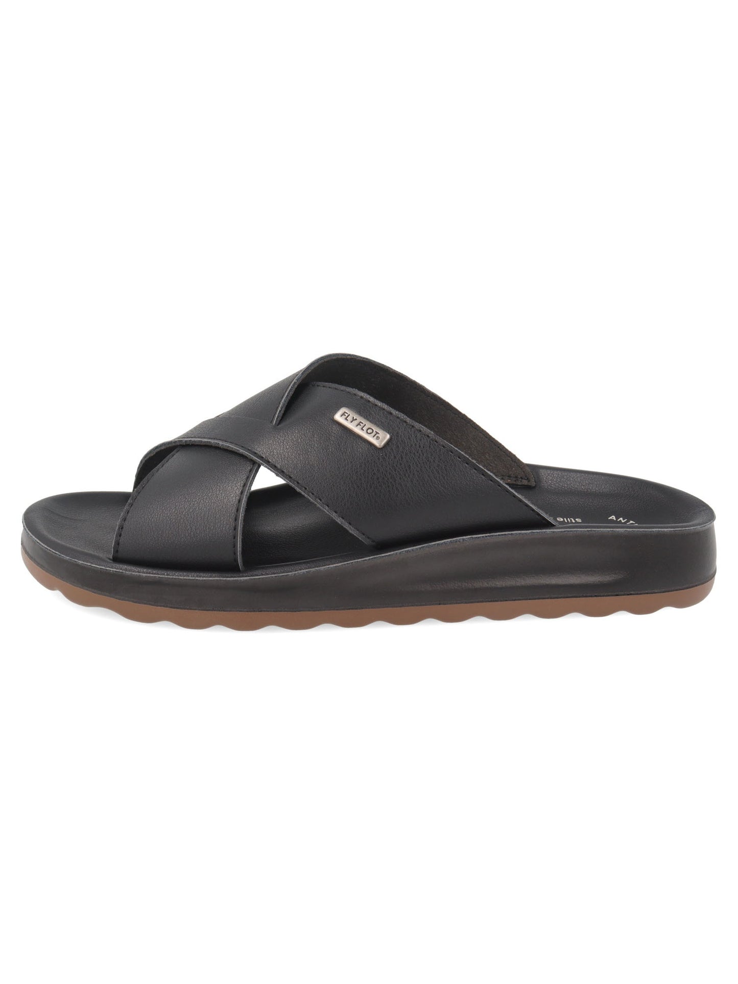 Sandalo uomo Fly Flot nero, leggero e antishock per ogni passo