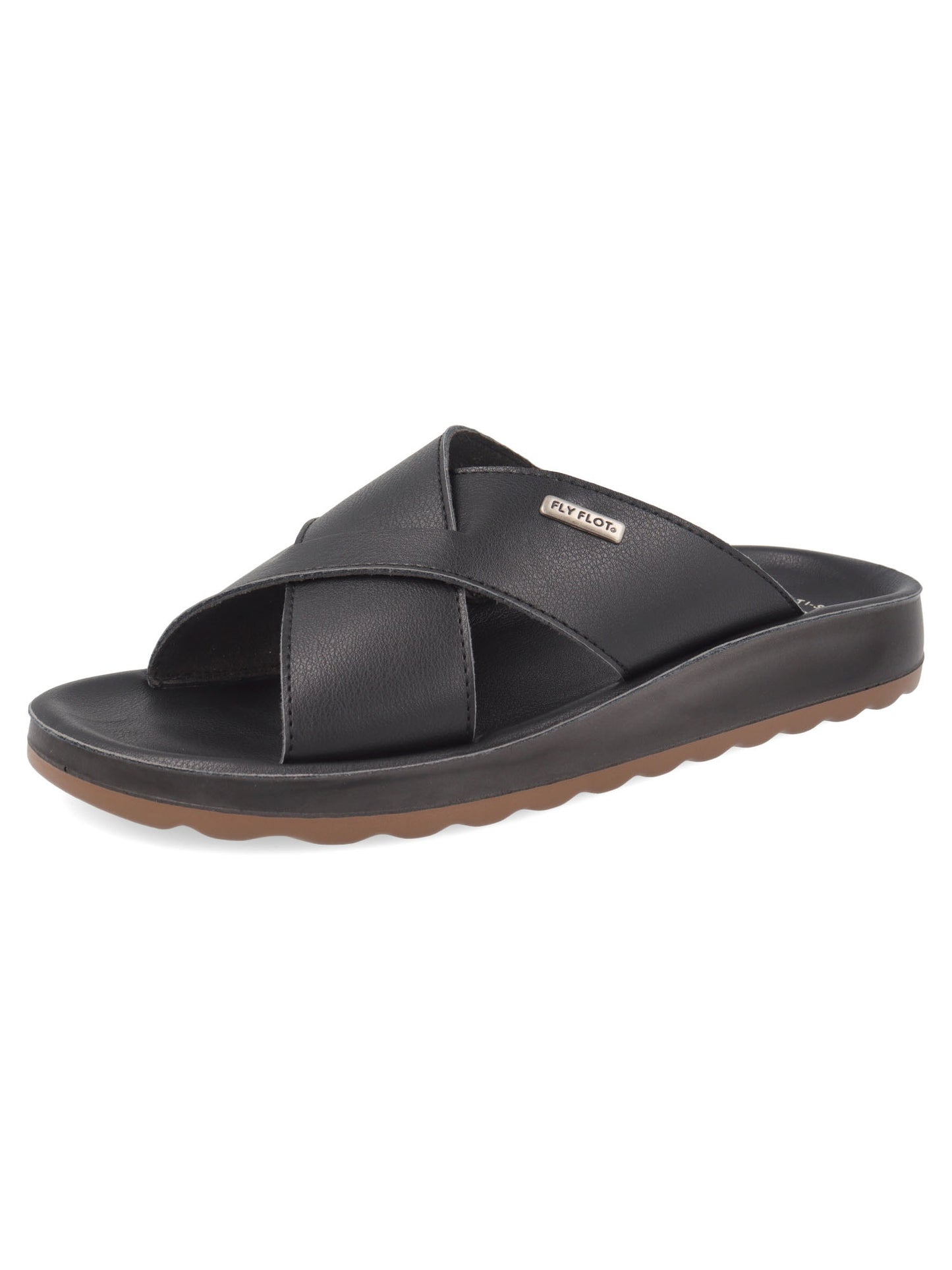 Sandalo uomo Fly Flot nero, leggero e antishock per ogni passo