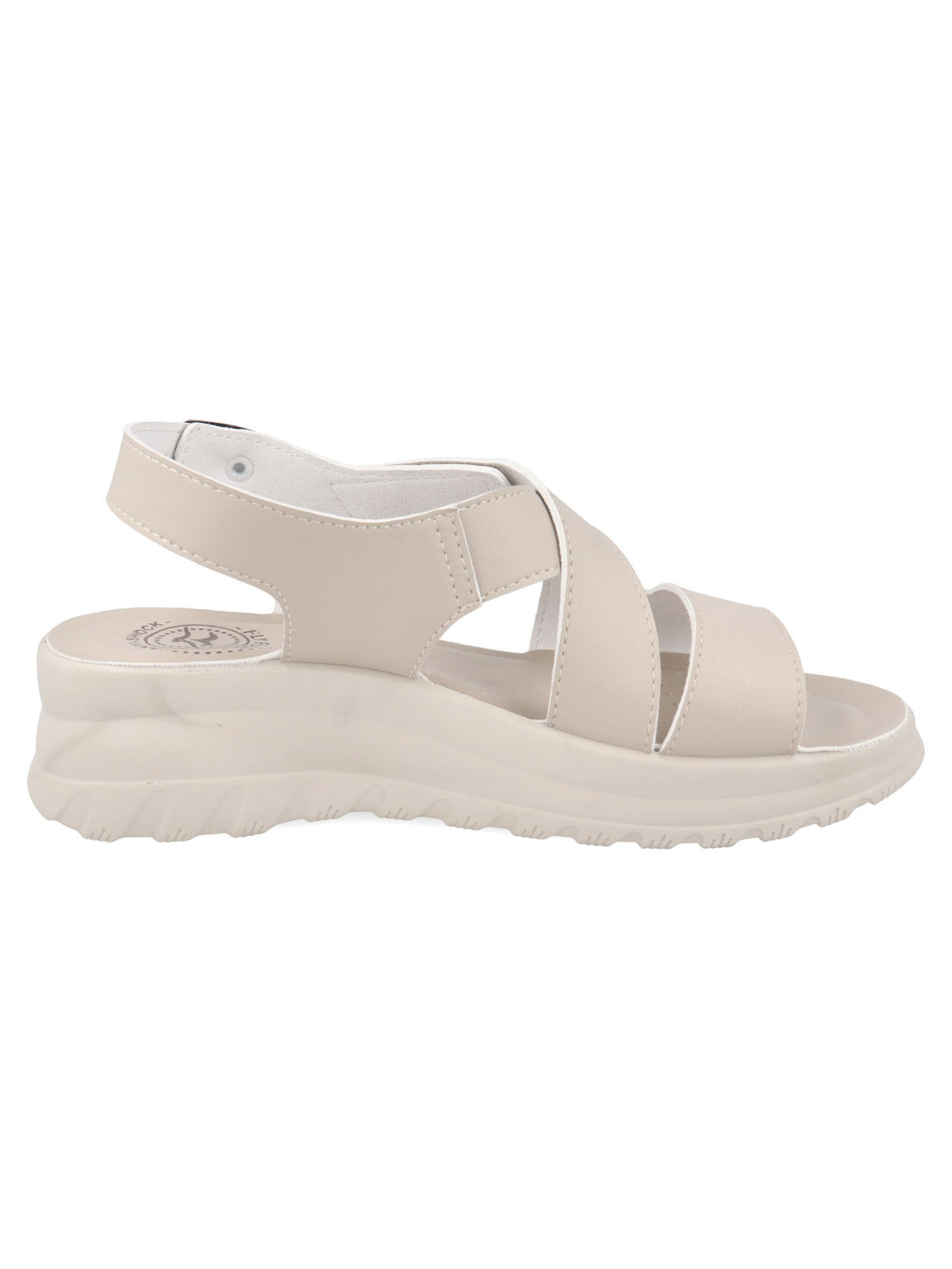 Fly flot sandalo basso da donna beige