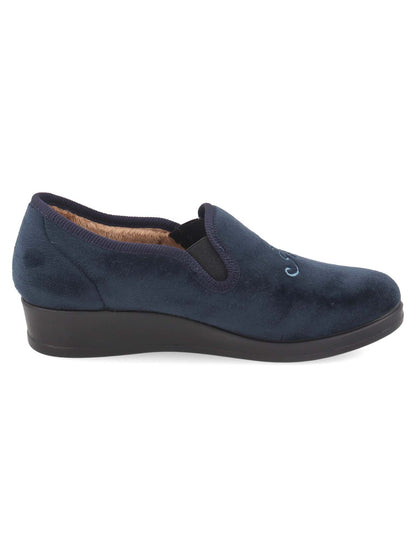 PANTOFOLA CHIUSA FLY FLOT DA DONNA BLU