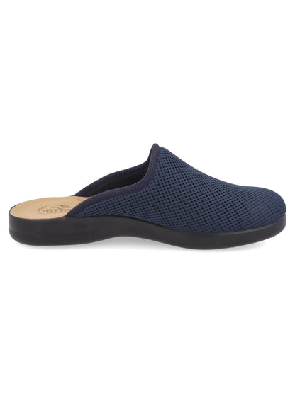 Ciabatte da uomo Fly Flot in rete elastica blu per uso quotidiano