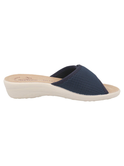 Ciabatte donna Fly Flot anatomiche e confortevoli in blu