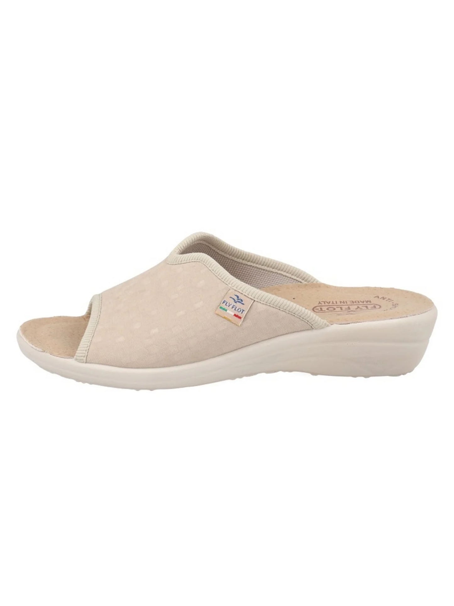Ciabatte Fly Flot beige donna per comfort e stile italiano