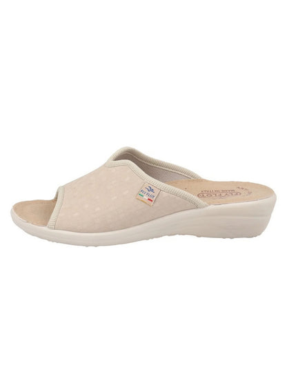 Ciabatte Fly Flot beige donna per comfort e stile italiano