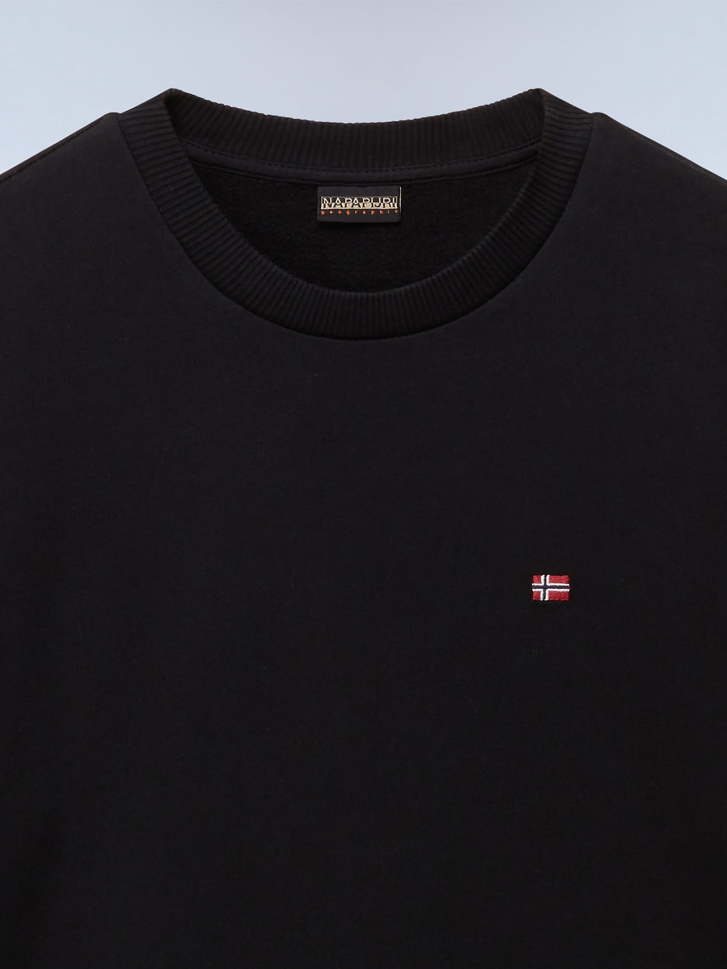 FELPA GIROCOLLO BALIS NAPAPJIRI DA UOMO NERO