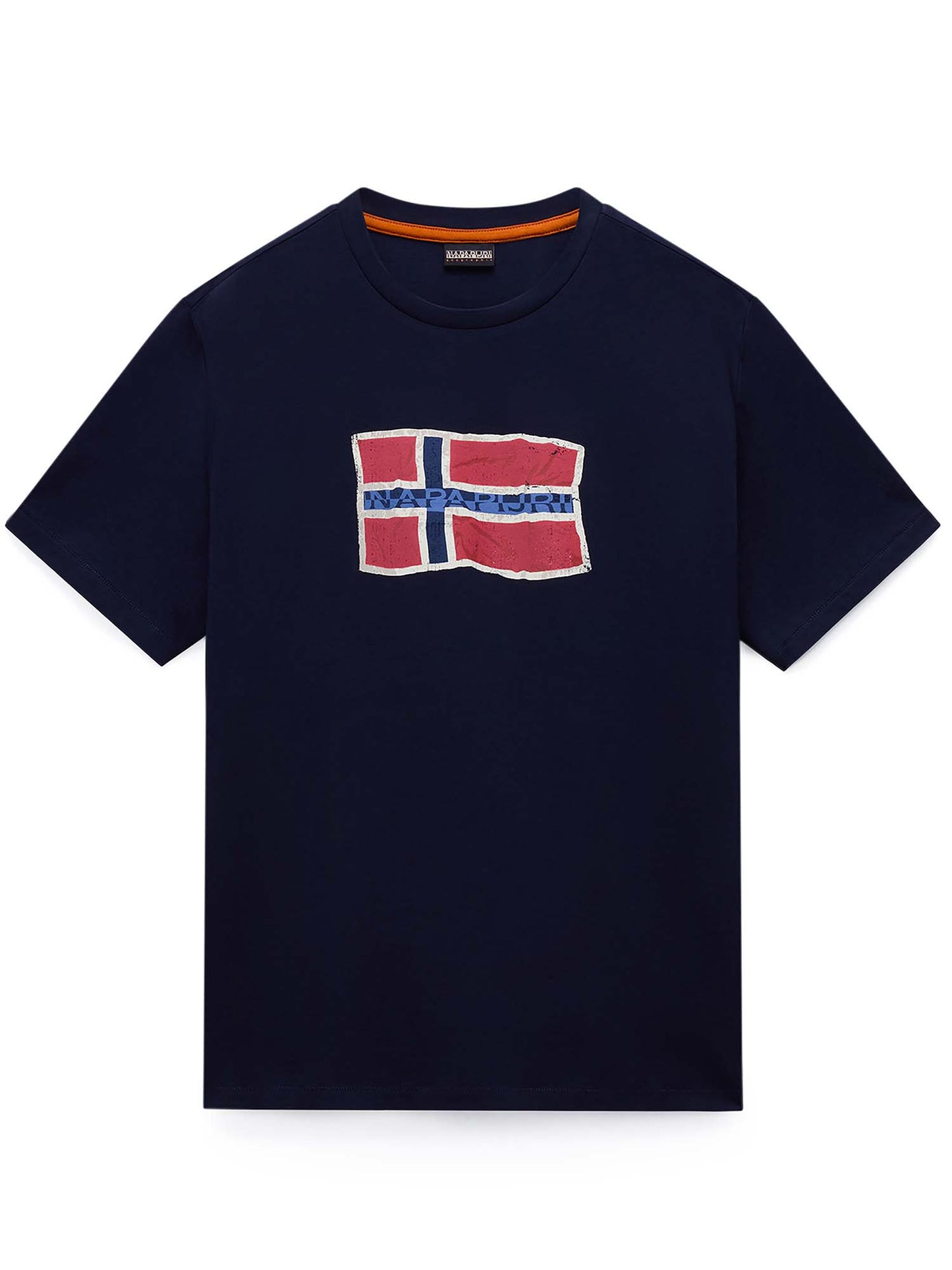 Napapijri S-Mahsa, t-shirt uomo blu in cotone