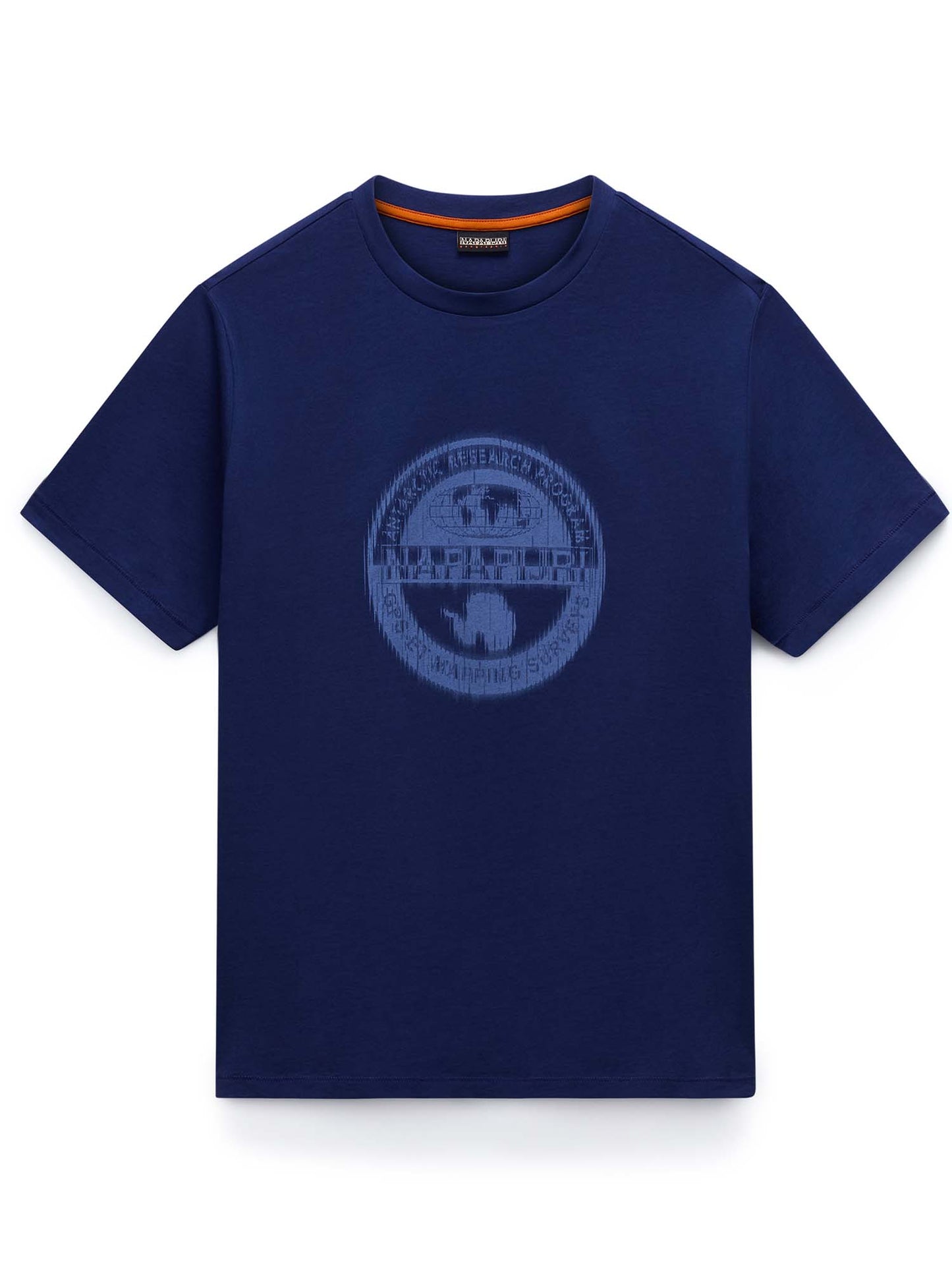 Napapijri S-Mahsa, t-shirt uomo blu a maniche corte