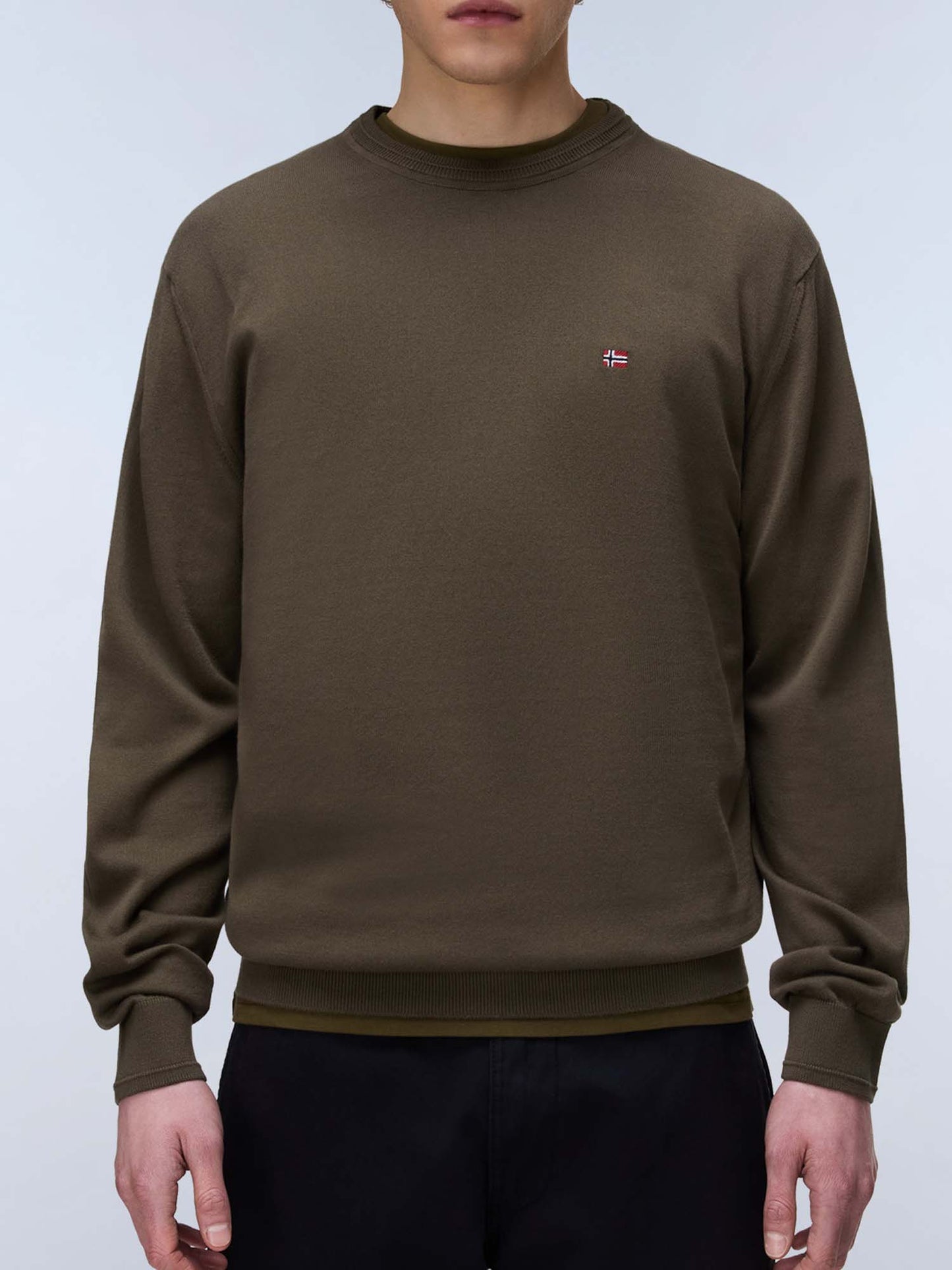 Napapijri Decatur 2, maglia uomo verde primavera