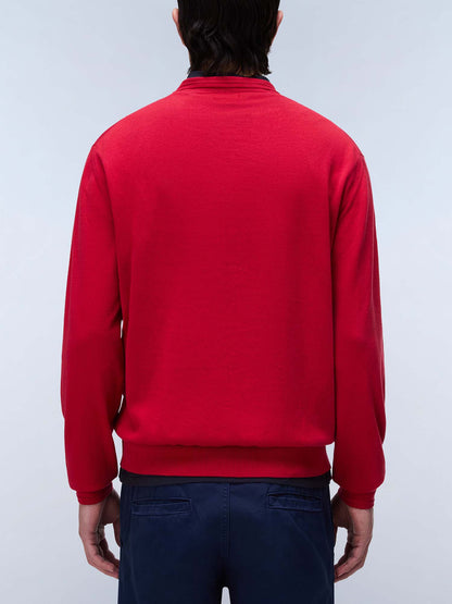 Maglia Napapijri Decatur 2 rossa da uomo
