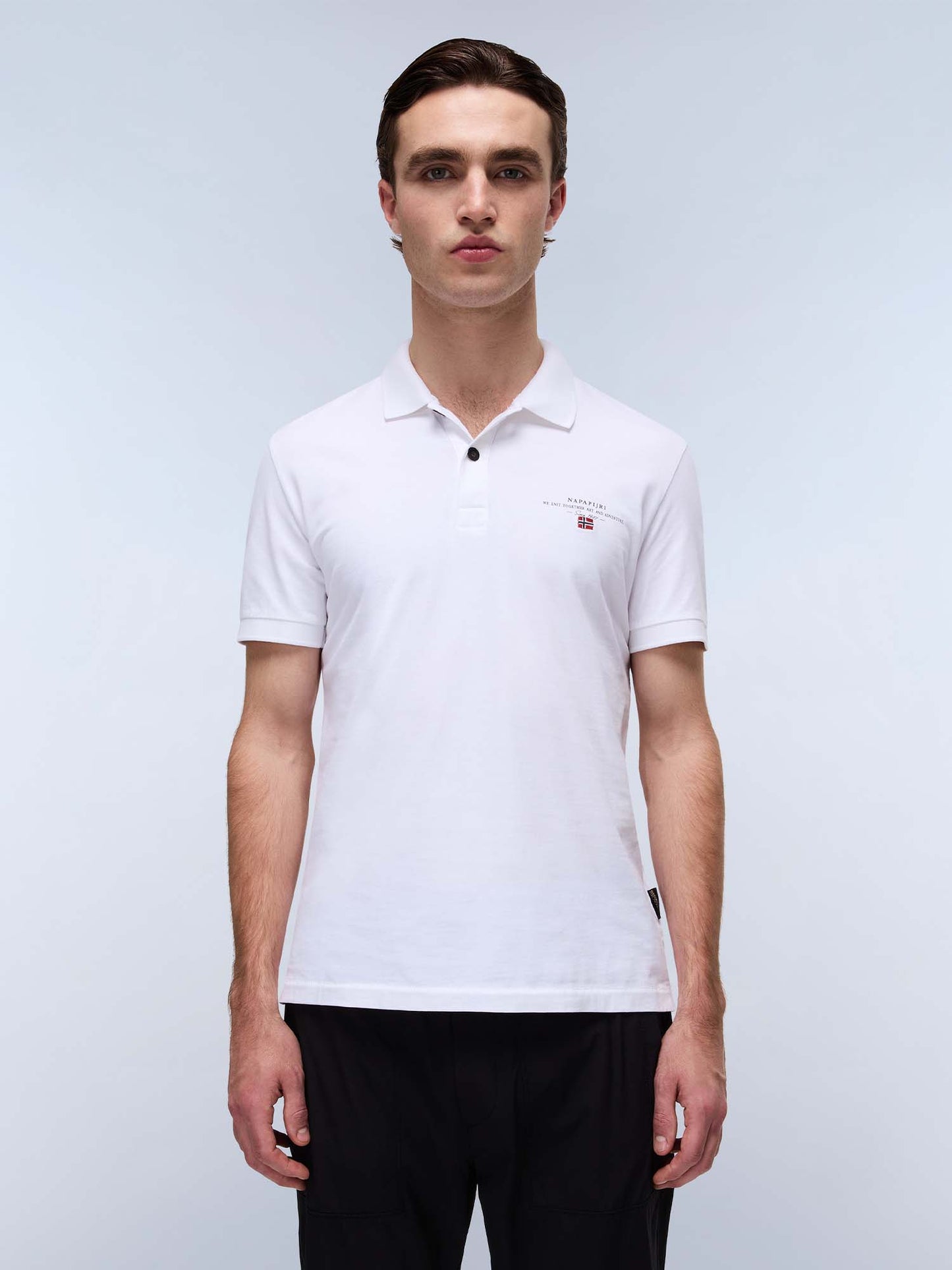 POLO ELBAS NAPAPIJRI DA UOMO BIANCO