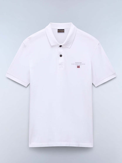 POLO ELBAS NAPAPIJRI DA UOMO BIANCO