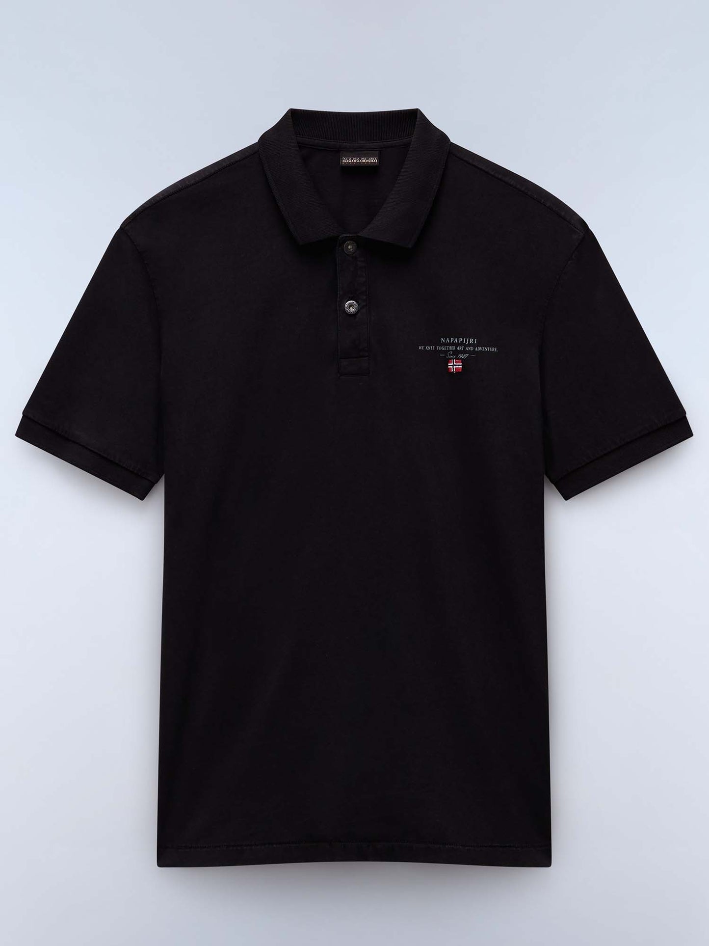 POLO ELBAS NAPAPIJRI DA UOMO NERO