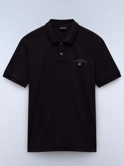 POLO ELBAS NAPAPIJRI DA UOMO NERO
