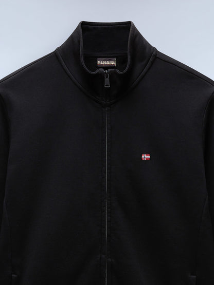 FELPA CON ZIP BALIS NAPAPIJRI DA UOMO NERO