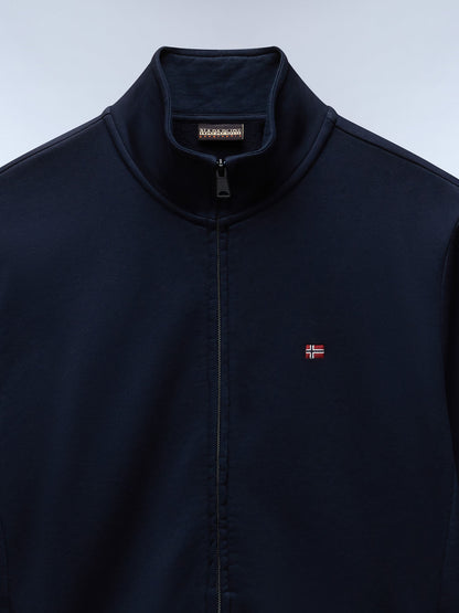 FELPA CON ZIP BALIS NAPAPIJRI DA UOMO BLU