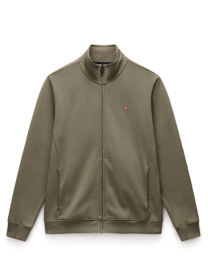 FELPA CON ZIP BALIS NAPAPIJRI DA UOMO VERDE
