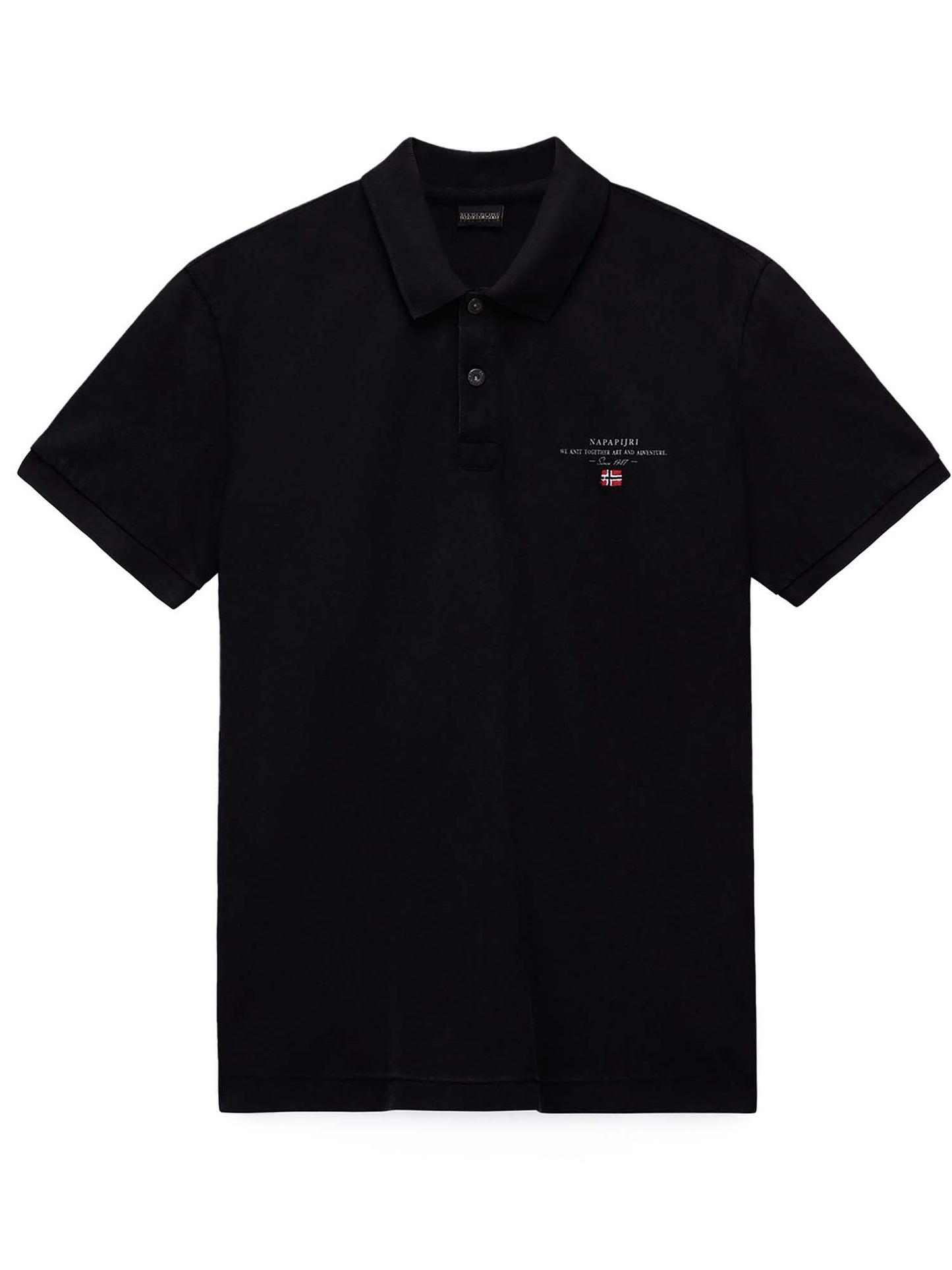 Napapijri Elbas SS 4, t-shirt uomo nera versatile e moderna