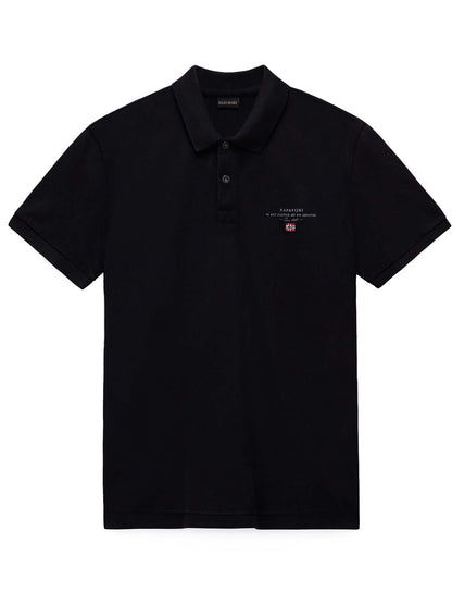 Napapijri Elbas SS 4, t-shirt uomo nera versatile e moderna