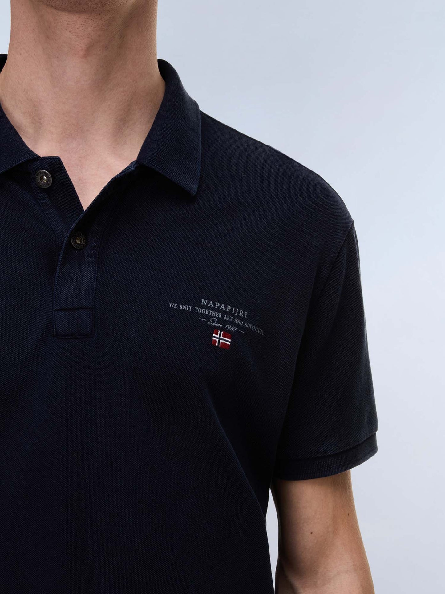 T-shirt Elbas Ss 4 di Napapijri uomo in blu