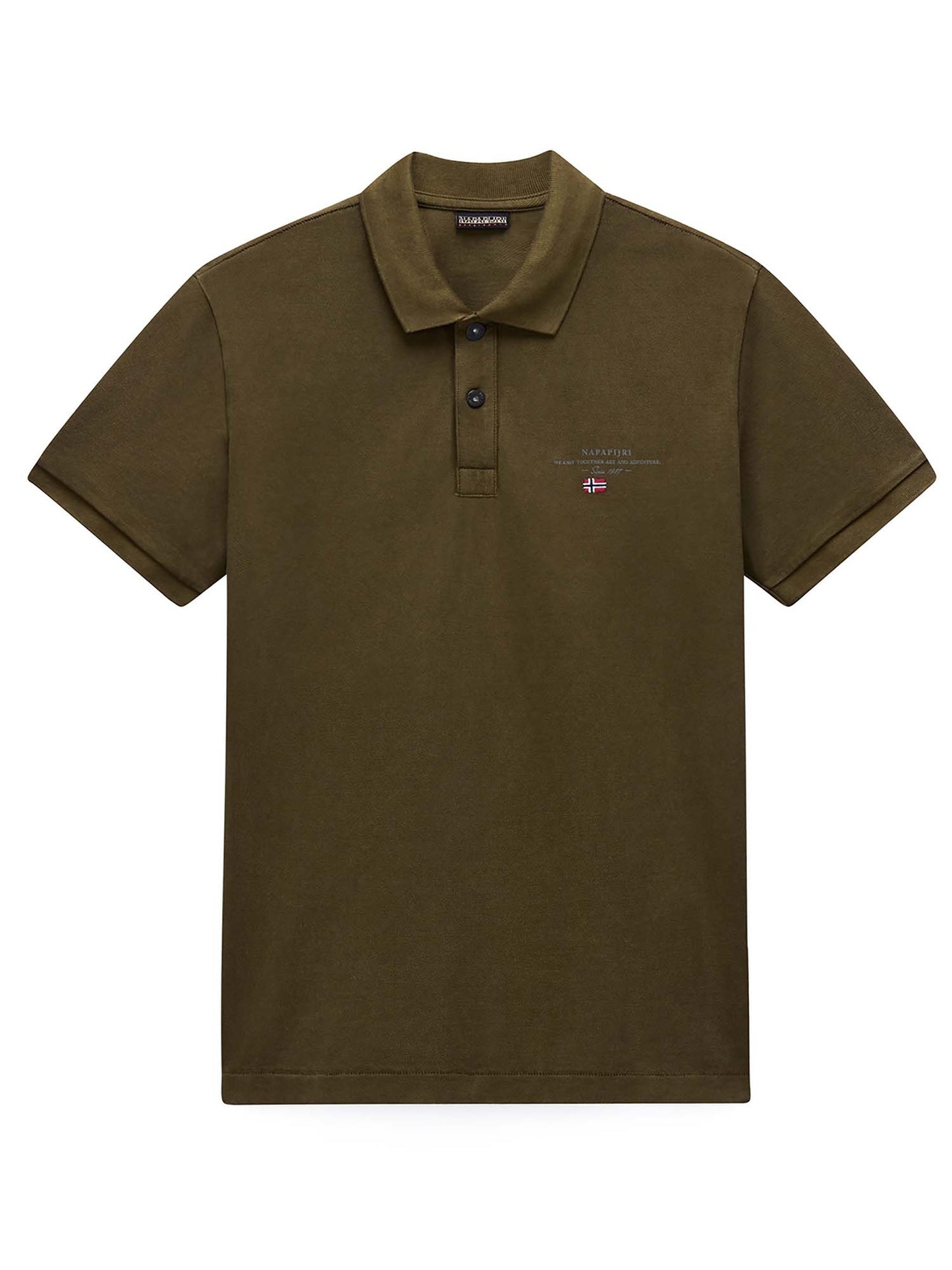 T-shirt Elbas SS 4 da uomo Napapijri verde
