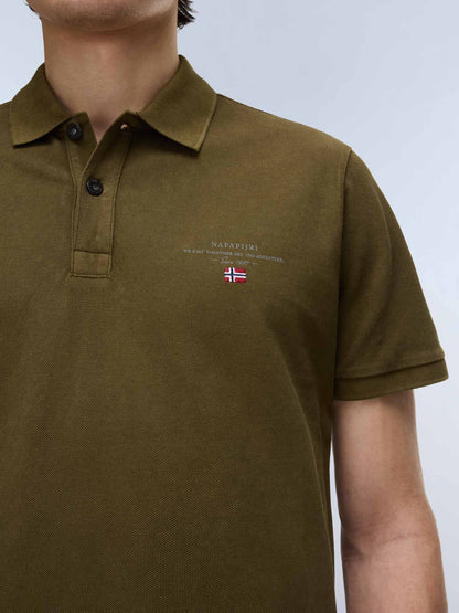 T-shirt Elbas SS 4 da uomo Napapijri verde