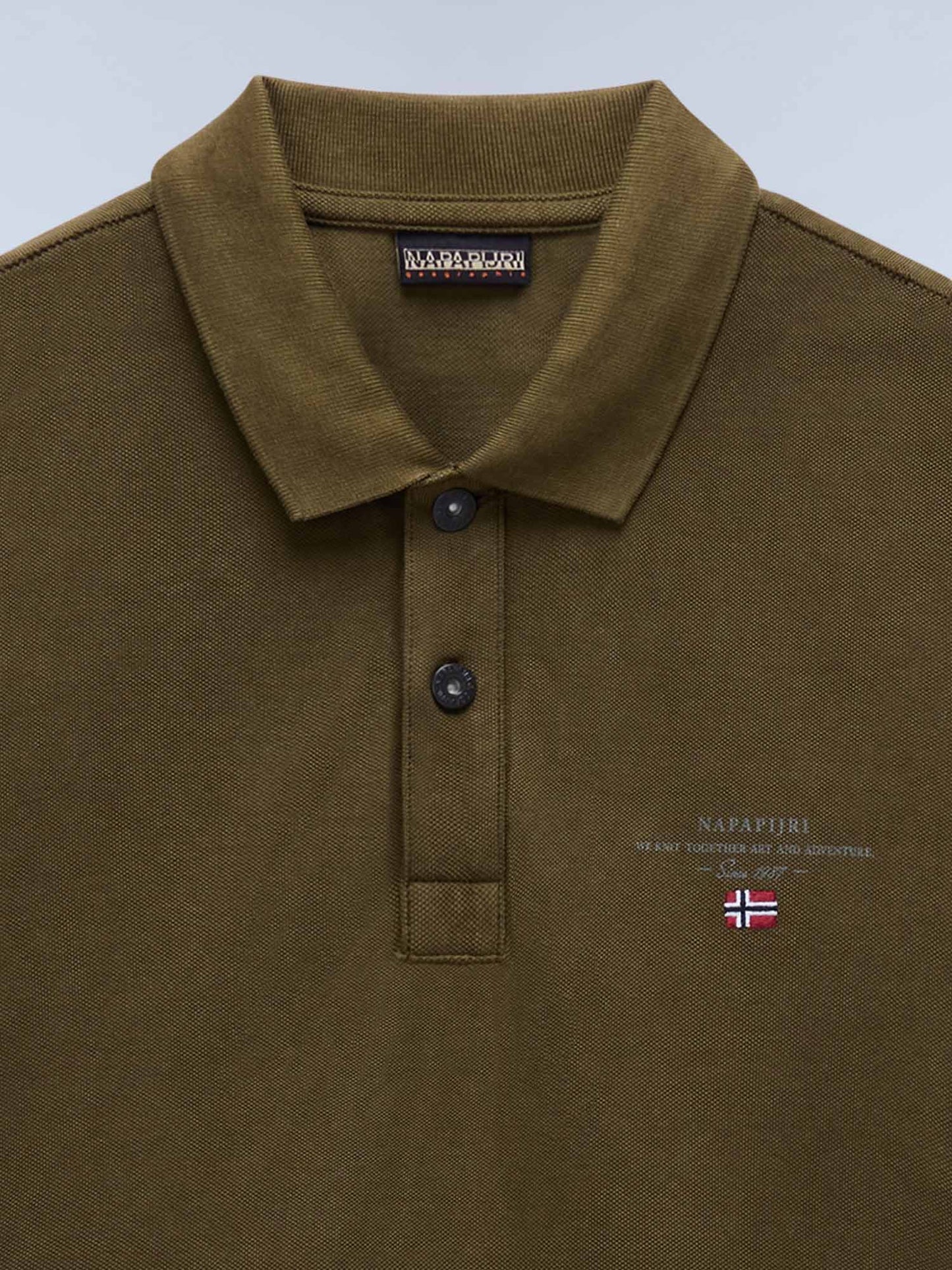 T-shirt Elbas SS 4 da uomo Napapijri verde