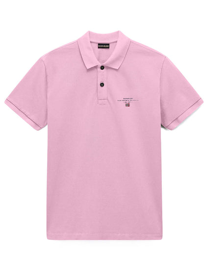 Napapijri Elbas SS 4, polo manica corta da uomo rosa