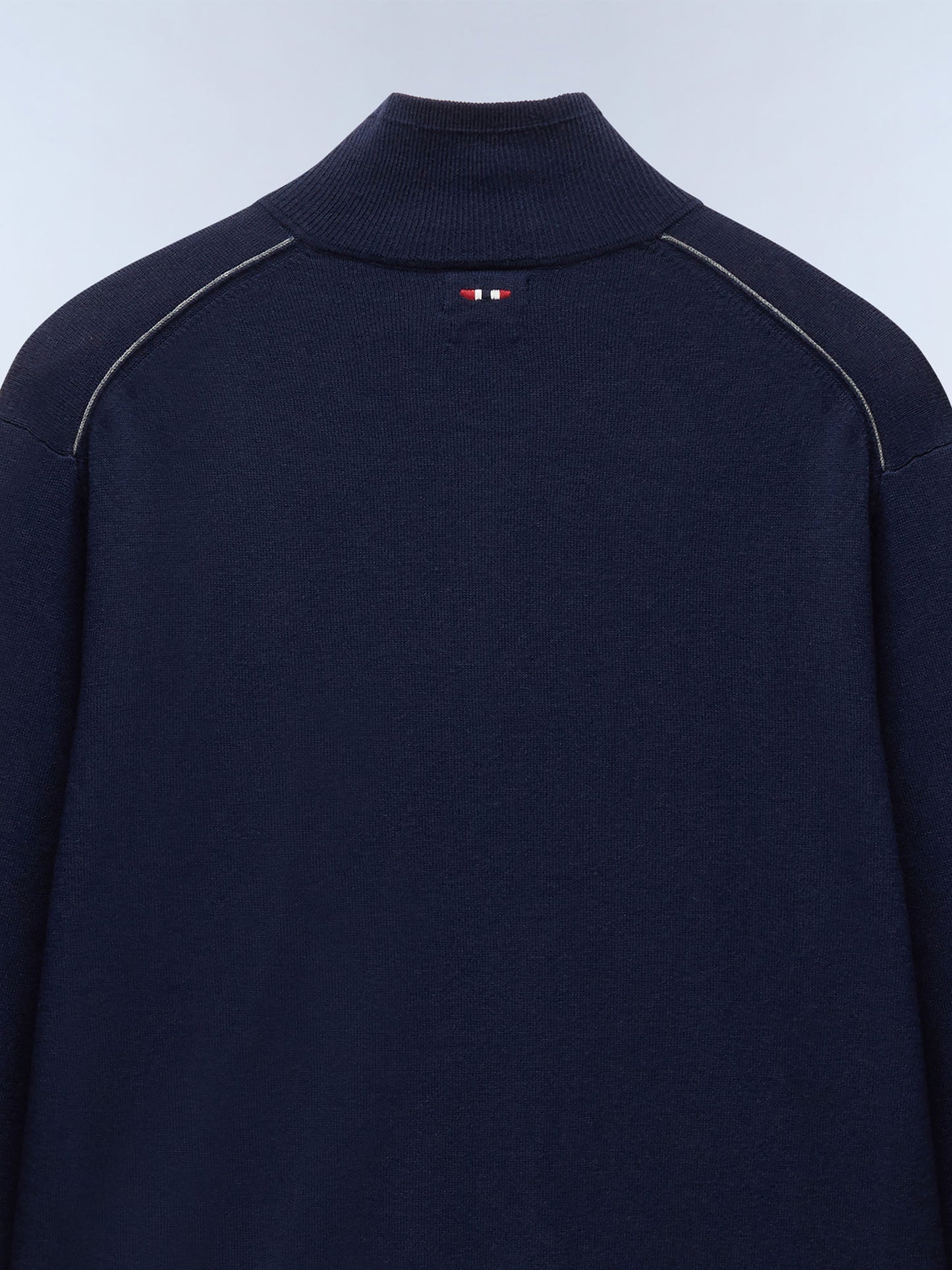 MAGLIONE DI LANA CON MEZZA ZIP DAMAVAND NAPAPIJRI DA UOMO BLU