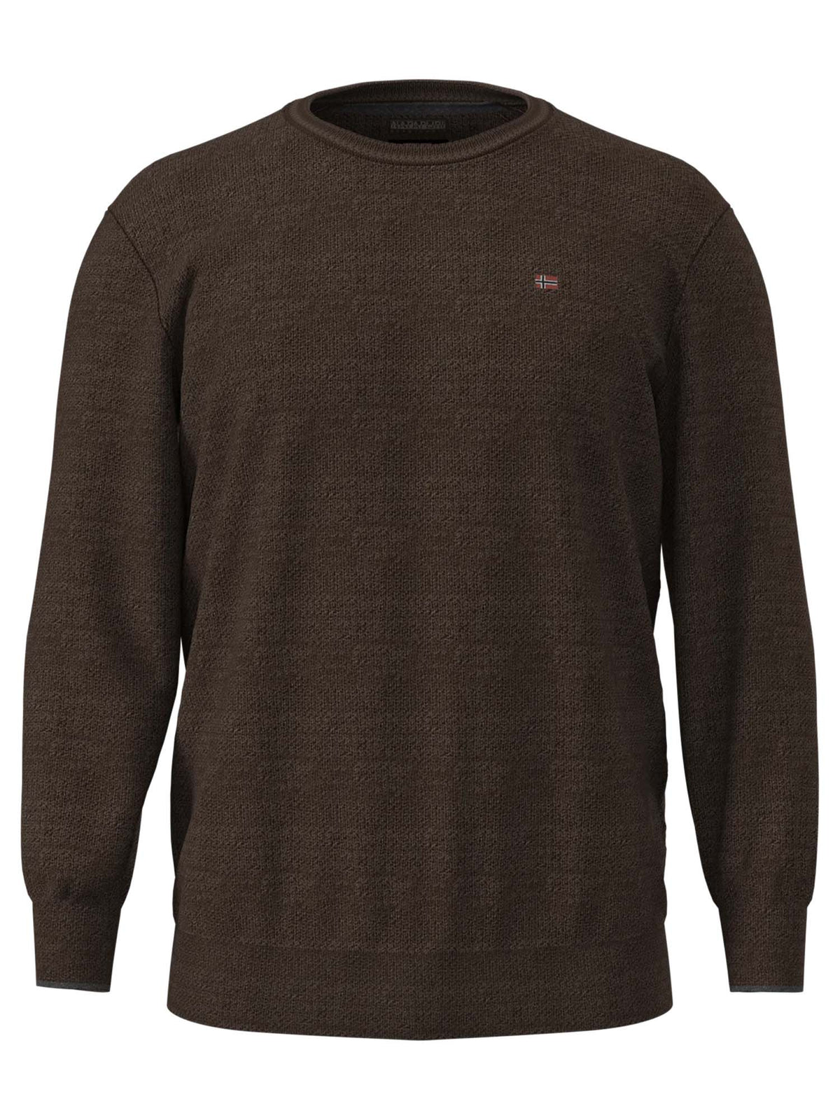 Napapijri Damavand C, maglia da uomo marrone