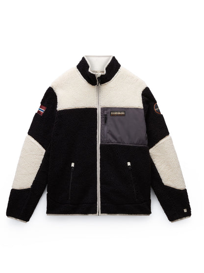 SHERPA YUPIK NAPAPIJRI DA UOMO NERO BIANCO