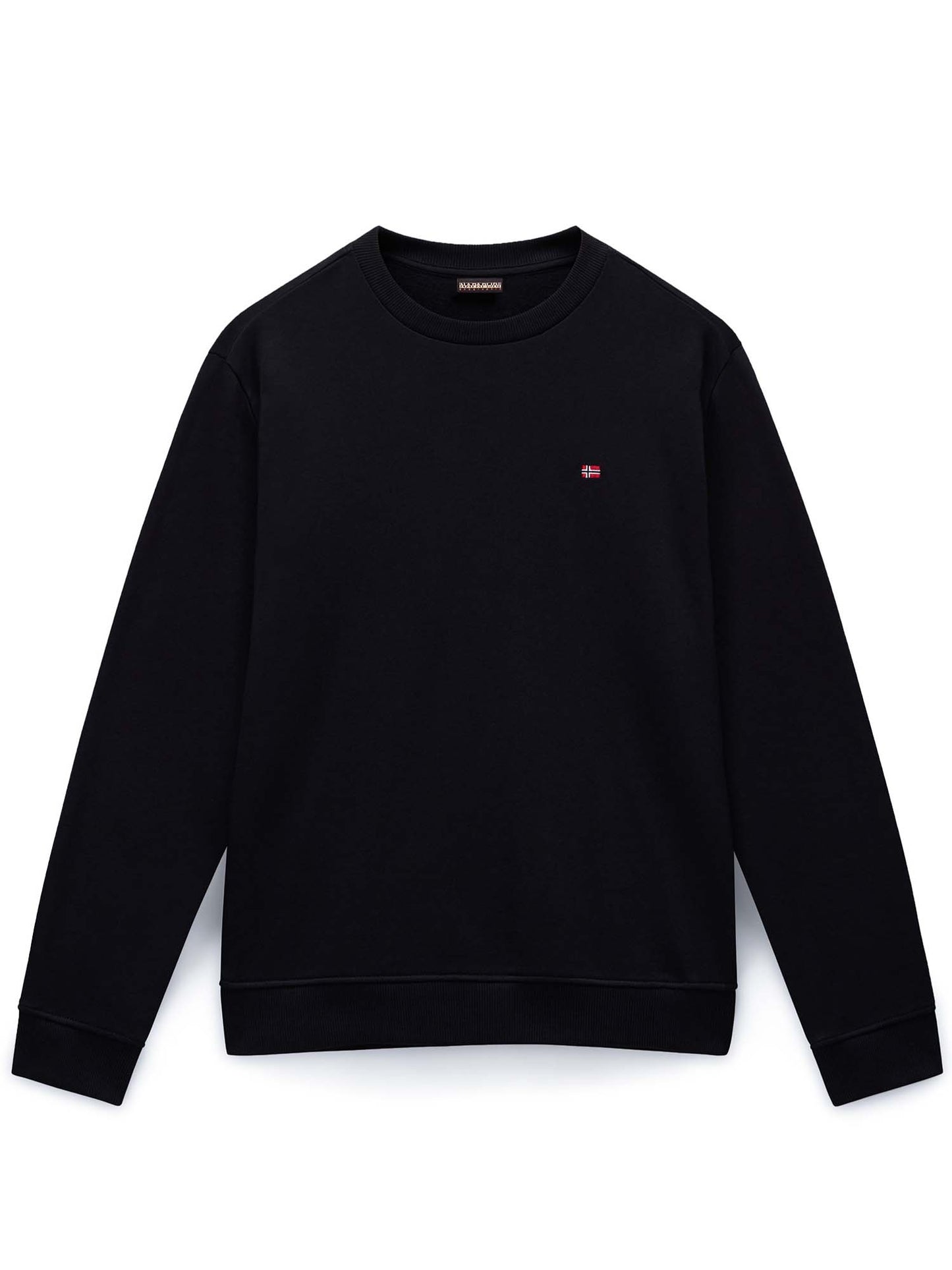 Felpa Balis Crew con girocollo da uomo in lycra nera